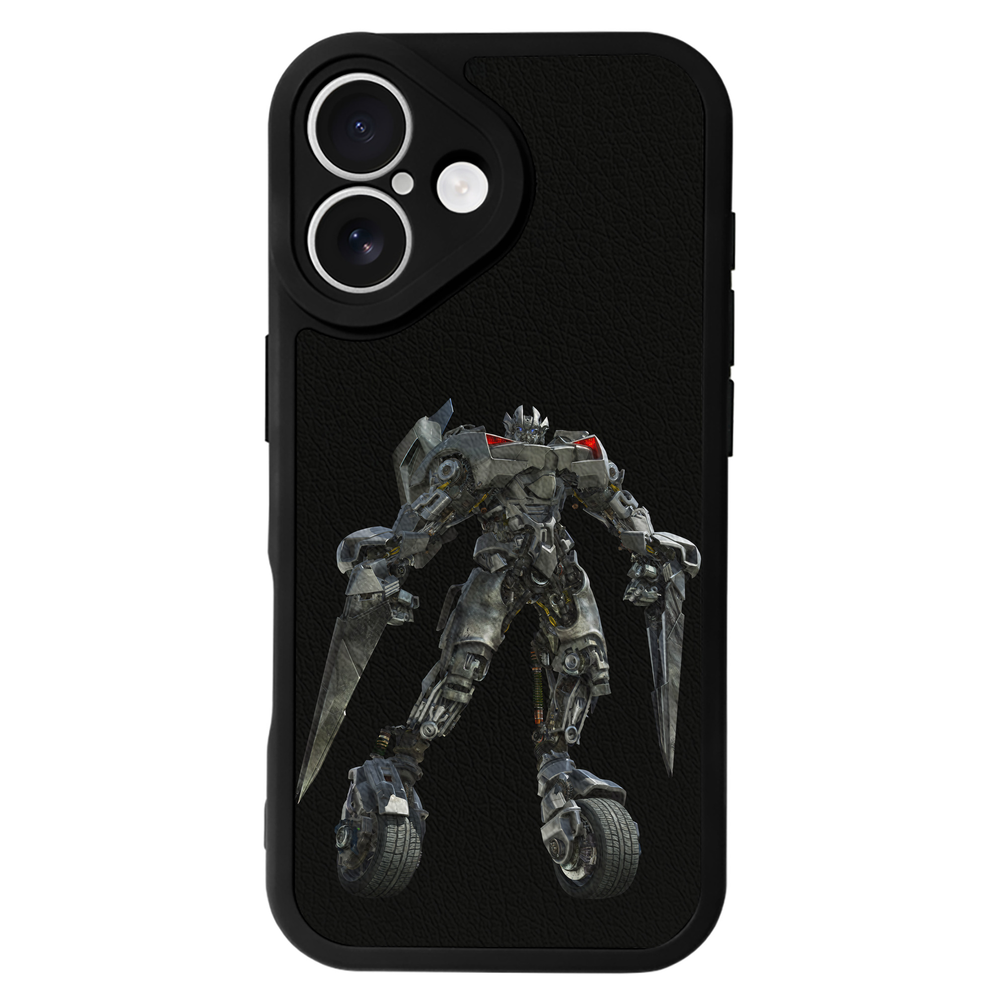 （画像用） Transformers トランスフォーマー 【iPhone 16シリーズ対応】シリコンスマホケース（レザー調） 材質：シリコン